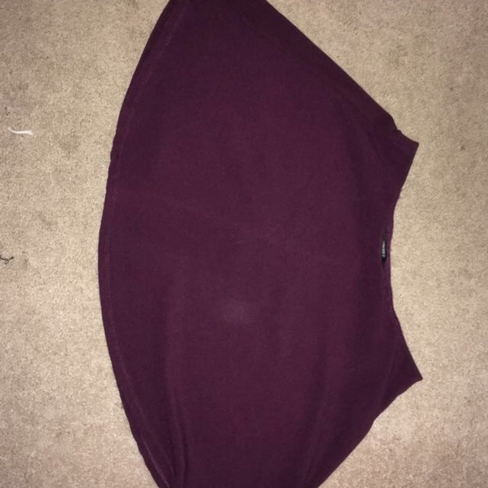 Forever 21 plum skater skirt